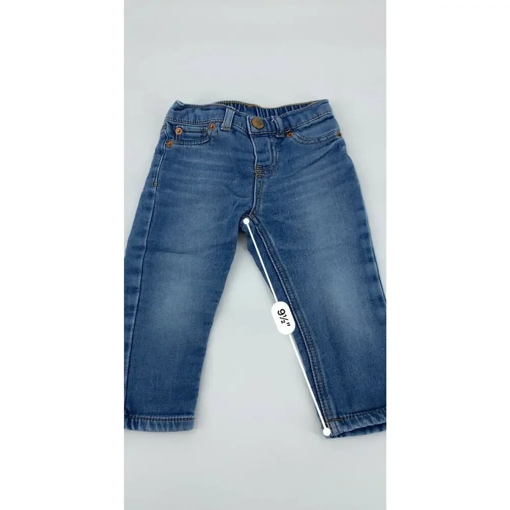 The Childrens Place Girls Blue Jeans Shirt Outfit Bundle Kids Size 18-24 Months - Picture 5 of 9